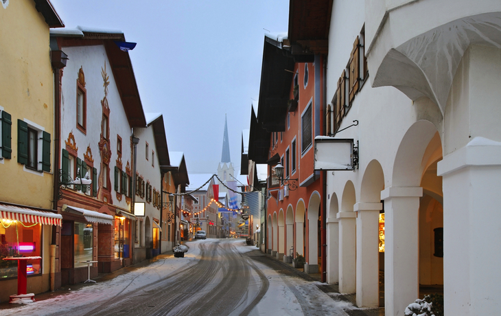 in Partenkirchen befindet sich die historische Ludwigstraße