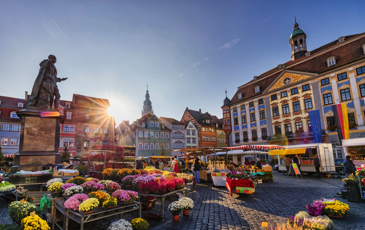 Wochenmarkt am Rathaus Coburg
