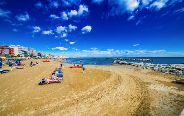 Rimini in der Emilia-Romagna, Italien