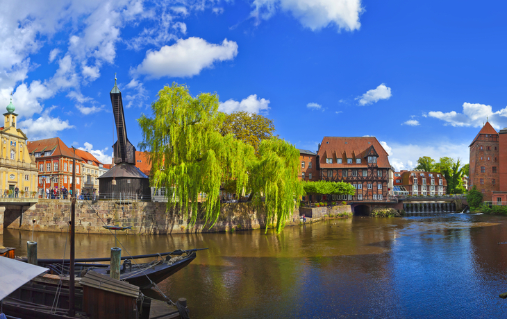 Alter Kran im Lüneburger Hafen