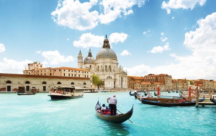 Canale Grande und Basilica Santa Maria della Salute