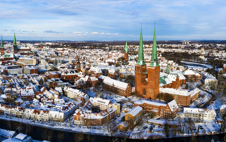 Panorama von Lübeck 