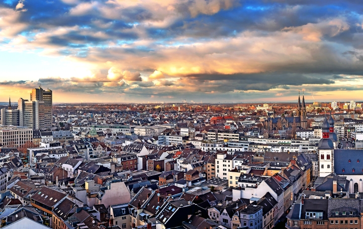 Luftbildaufnahme der Stadt Bonn