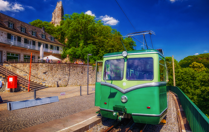 Drachenfelsbahn in Königswinter, Deutschland