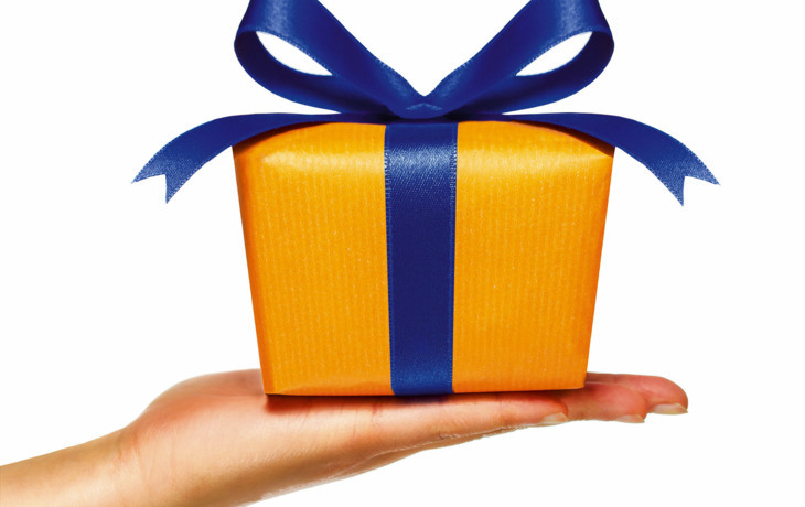 Ein Geschenk machen