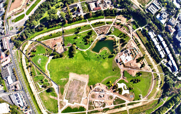 Luftbild Landesgartenschau Neuss