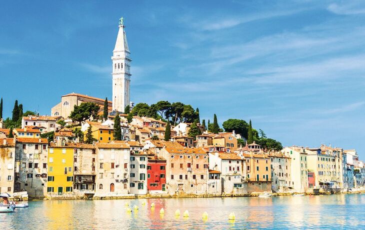Coastal town of Rovinj, Istria, Croatia.