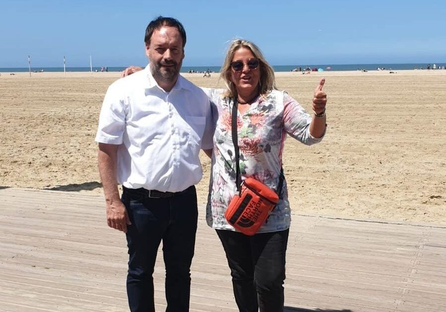 Fernando Gomes mit Petra Guse